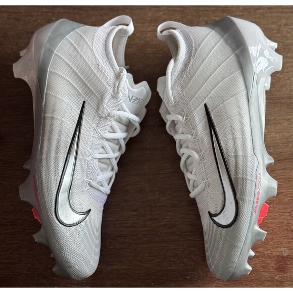Men’s Size 9 Nike Zoom Air Vapor Elite 1 Football Cleats White FB3288-100 NWOB main image 6